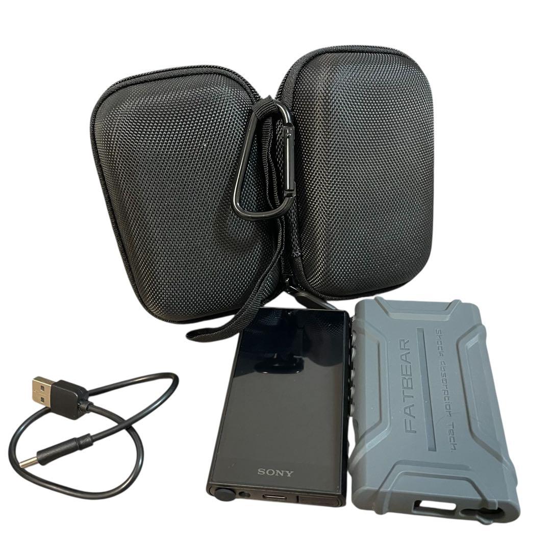 【美品】SONY NW-A307 ハイレゾ音源対応 ウォークマン64GBケース付