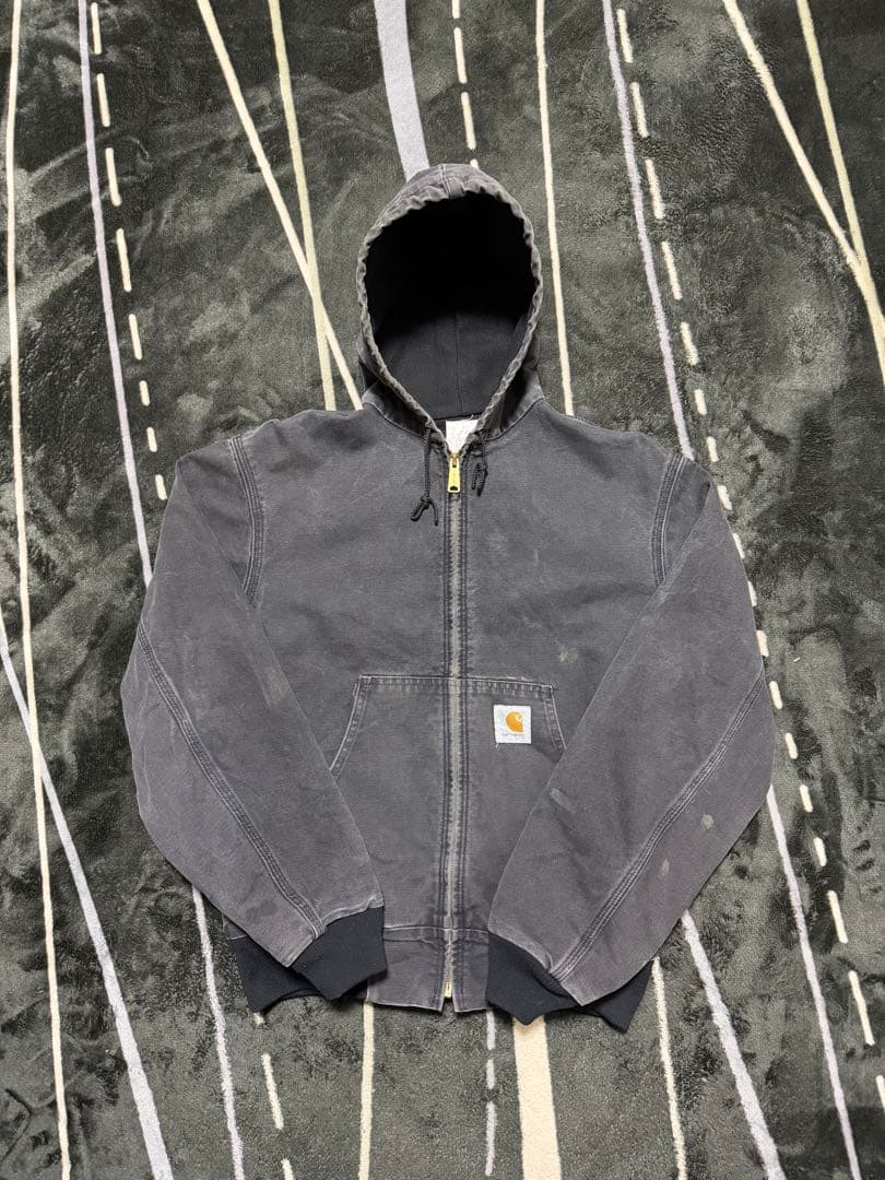 ‼️希望90sカーハートアクティブジャケットJ03ブラックUSA製