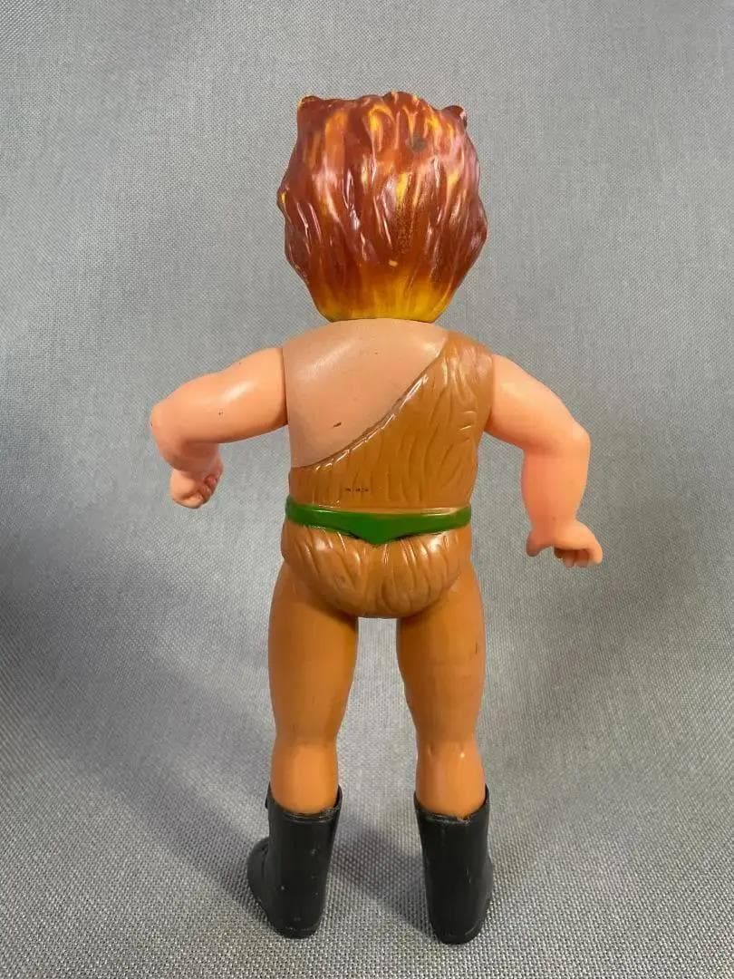 【当時物】　タイガーマスク　ライオンマン　ソフビ