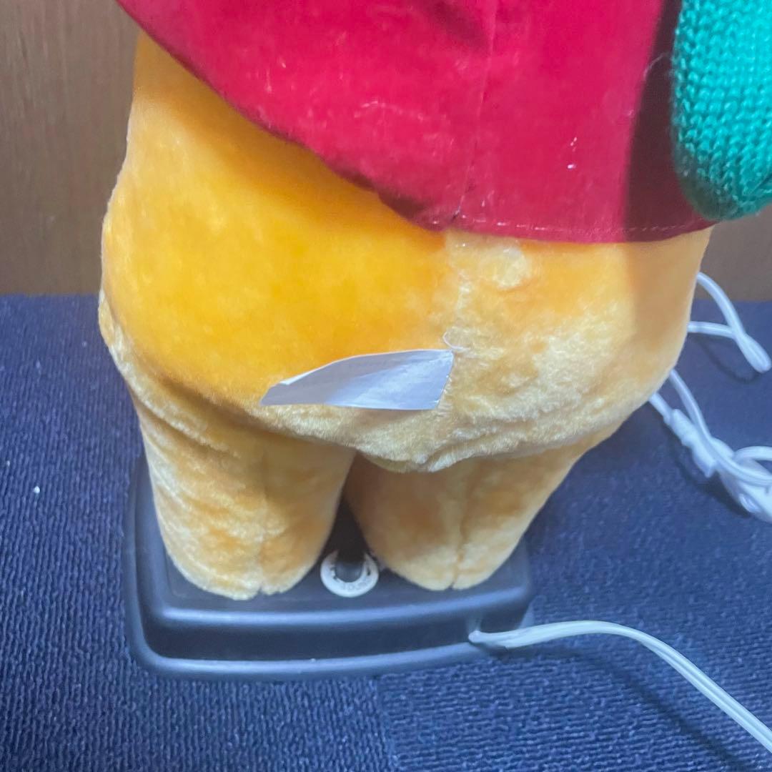 くまのプーさん ダンシング ライト 動作品 サンタ クリスマス ドール プーさん