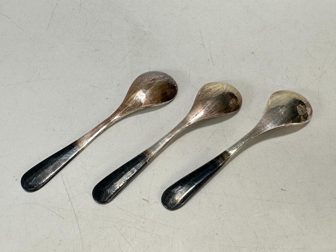 韓国美術　純銀製　刻印有　調味料入　七宝　茶器　茶道具　重さ317g