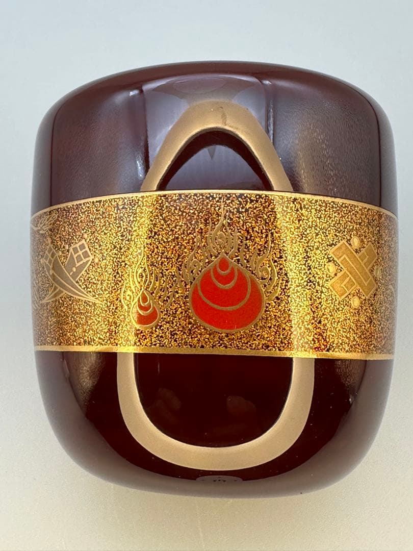 茶道具　棗　大家芳男　宝尽蒔絵