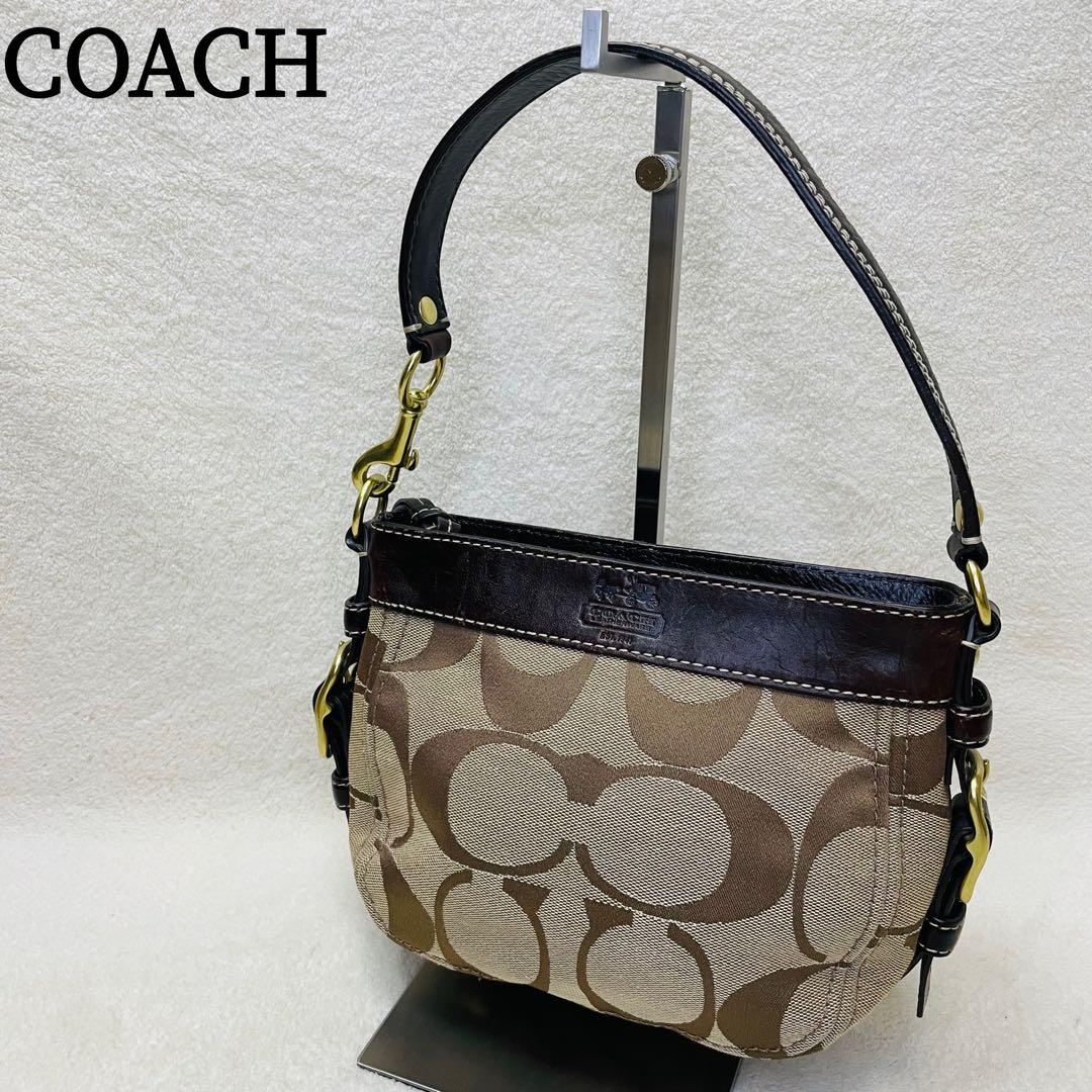 COACH コーチ ワンショルダーバッグ シグネチャー Y2K ホーボー
