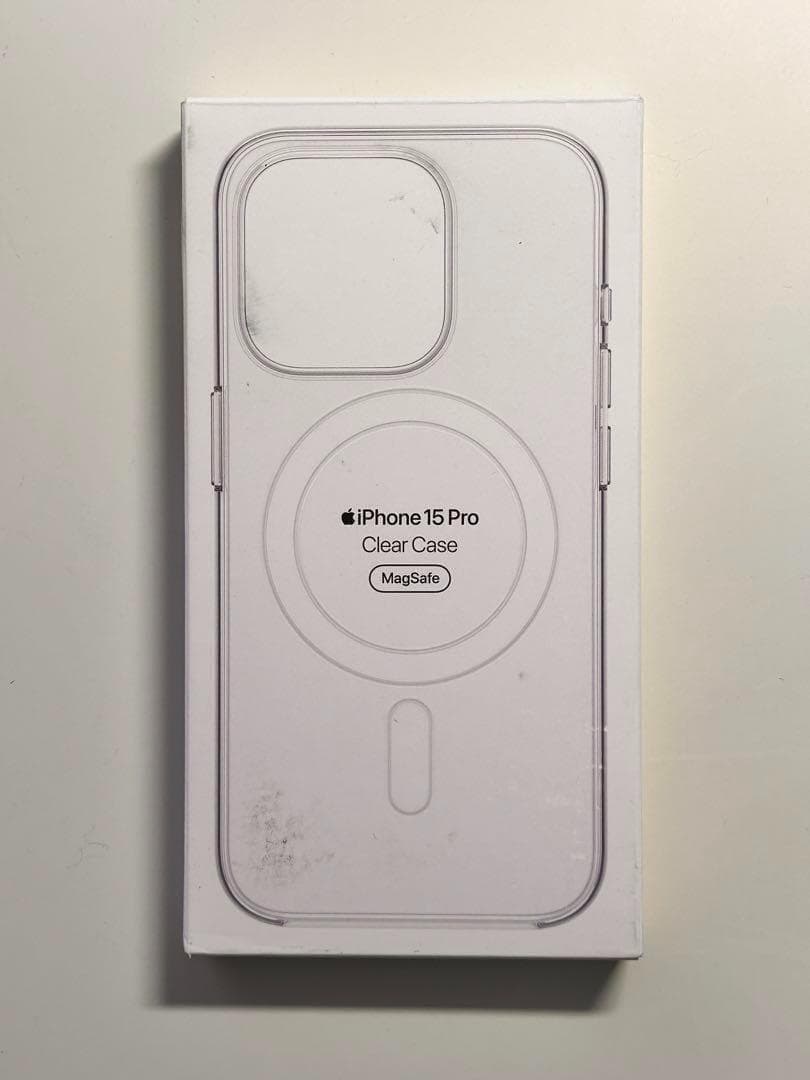 【新品】純正 iPhone 15 Pro クリアケース②二つセット