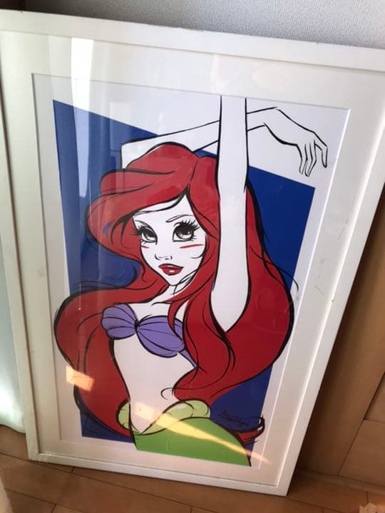 ディズニー、アリエルの絵画