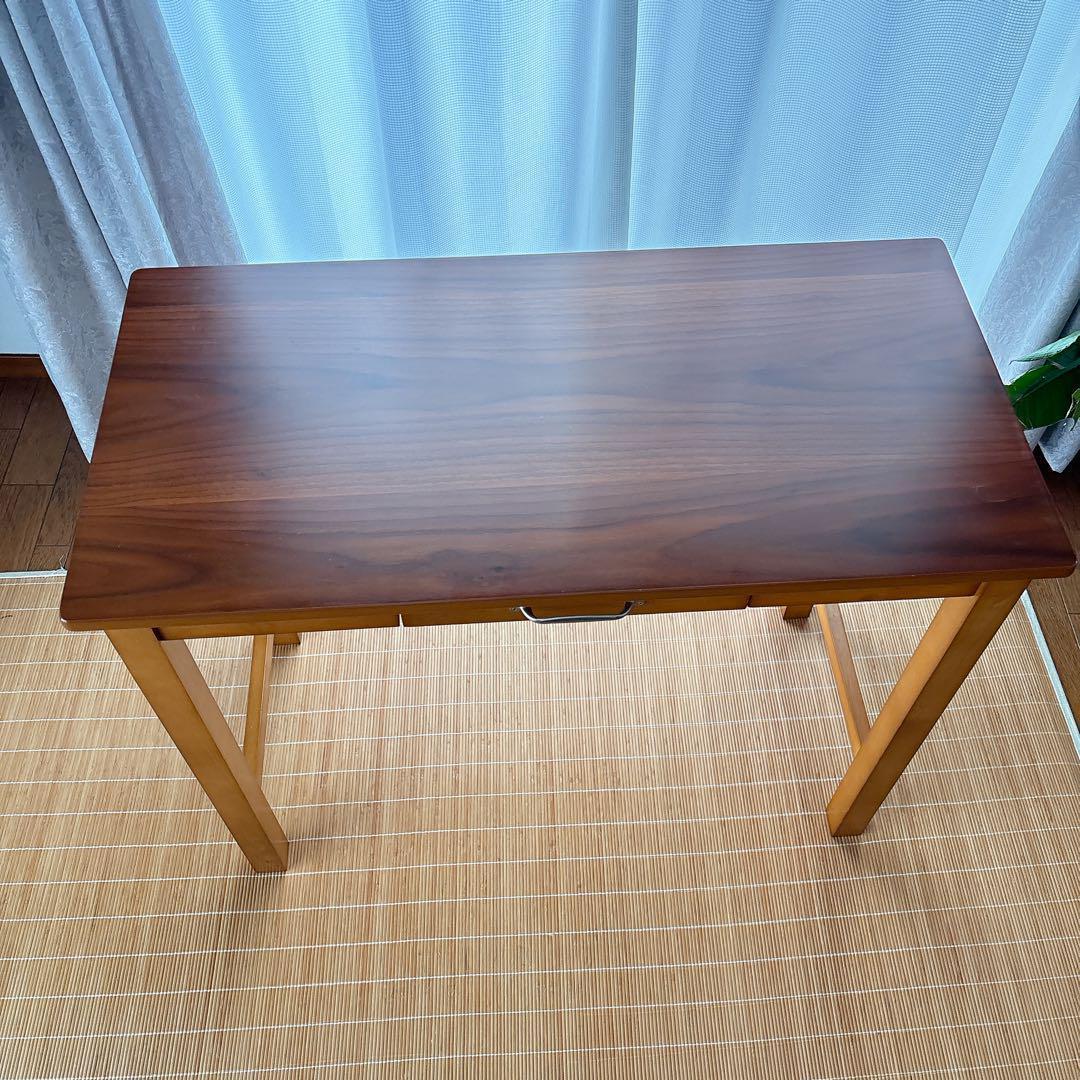 nami様リクエスト品】不二貿易 木製デスク 引出し付き 学習机 ワークデスク