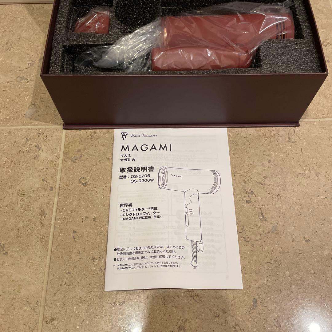 新品未使用】マガミ　ドライヤー　OS-0206 コラーゲン　説明書付