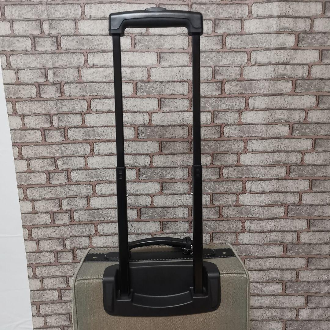 希少 PORTER 吉田カバン キャリーケース キャンバス 本革 鍵付き