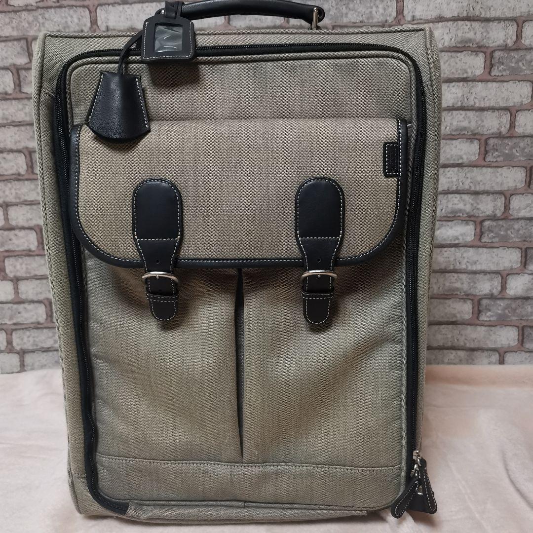 希少 PORTER 吉田カバン キャリーケース キャンバス 本革 鍵付き