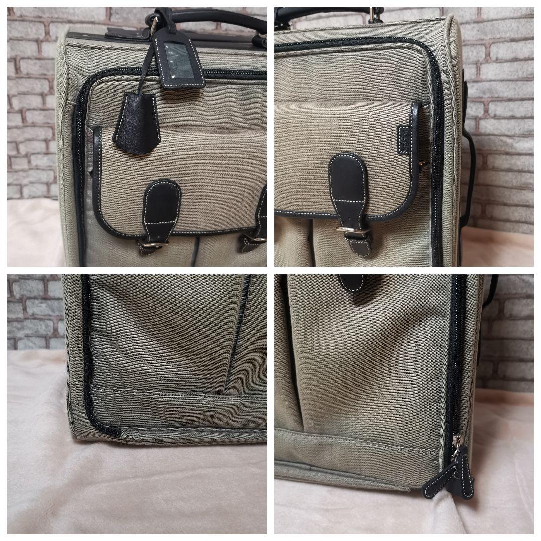 希少 PORTER 吉田カバン キャリーケース キャンバス 本革 鍵付き