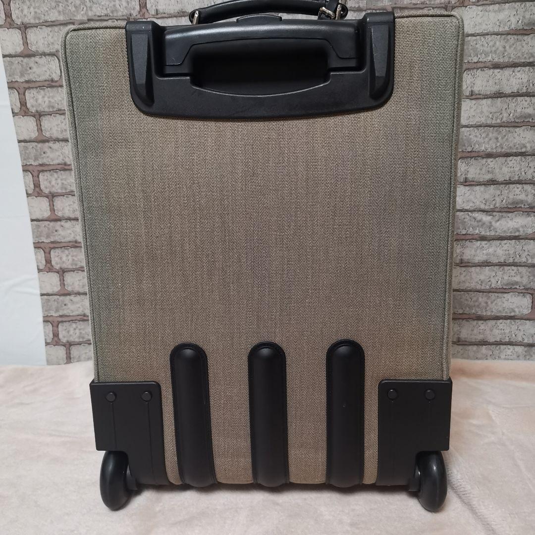 希少 PORTER 吉田カバン キャリーケース キャンバス 本革 鍵付き