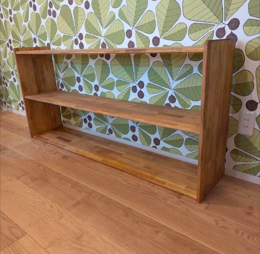 higashikurumemom　木製棚　①-1　2段　OIL仕上げ