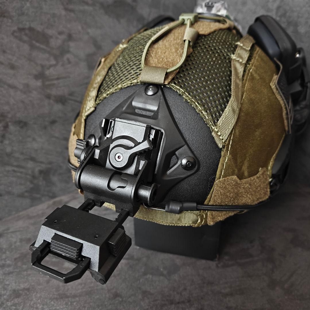 新品　実物NIJ IIIA防弾ヘルメット　Fast SFタイプ　ODフルセット