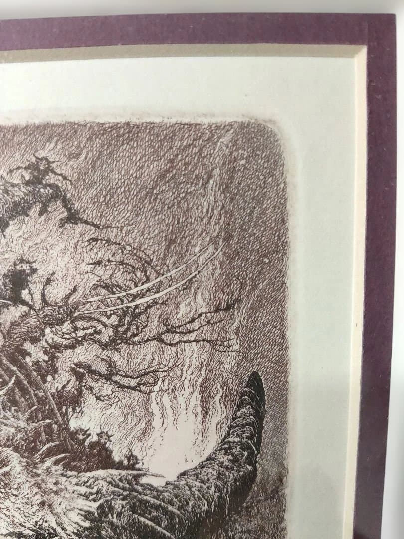 Albin Brunovsky 　アルビン・ブルノフスキー　版画　額