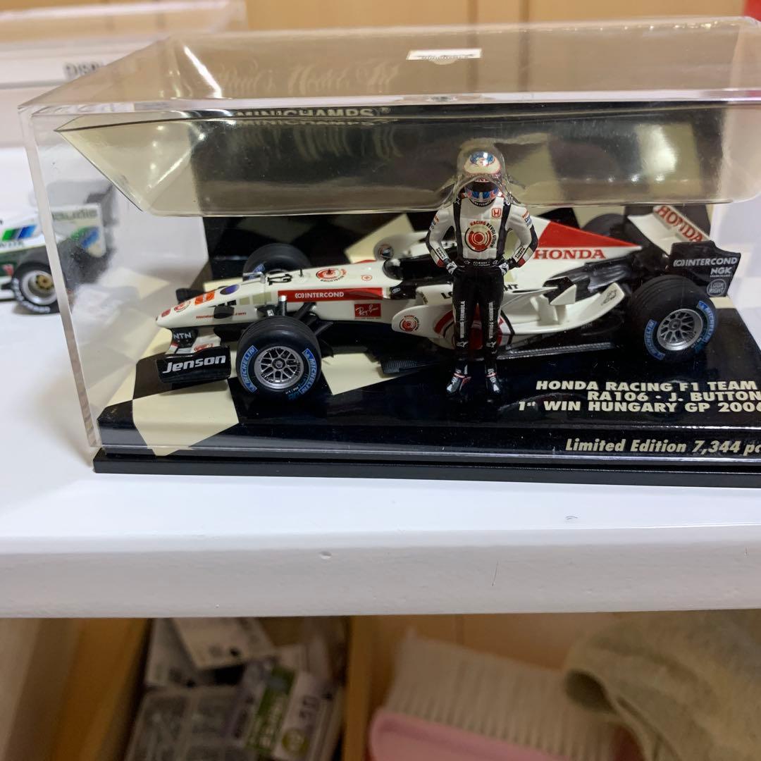 ミニカー Honda Racing F1 Team RA106 J. Button