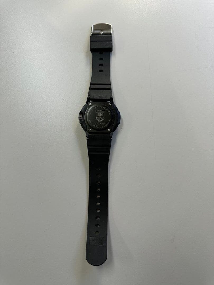 Luminox Navy Seals ブラック ラバーベルト