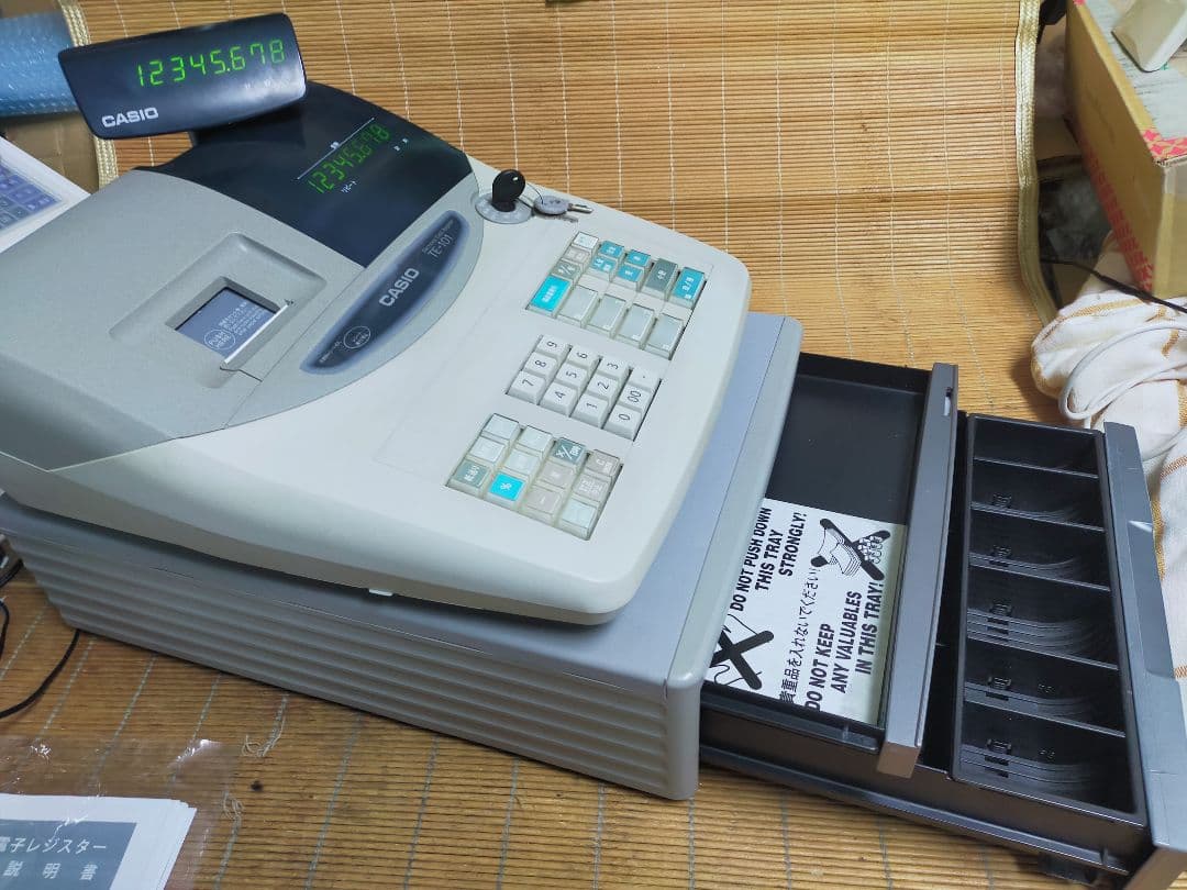 カシオレジスター　TE-101　フル設定無料　長期使用可能　660117