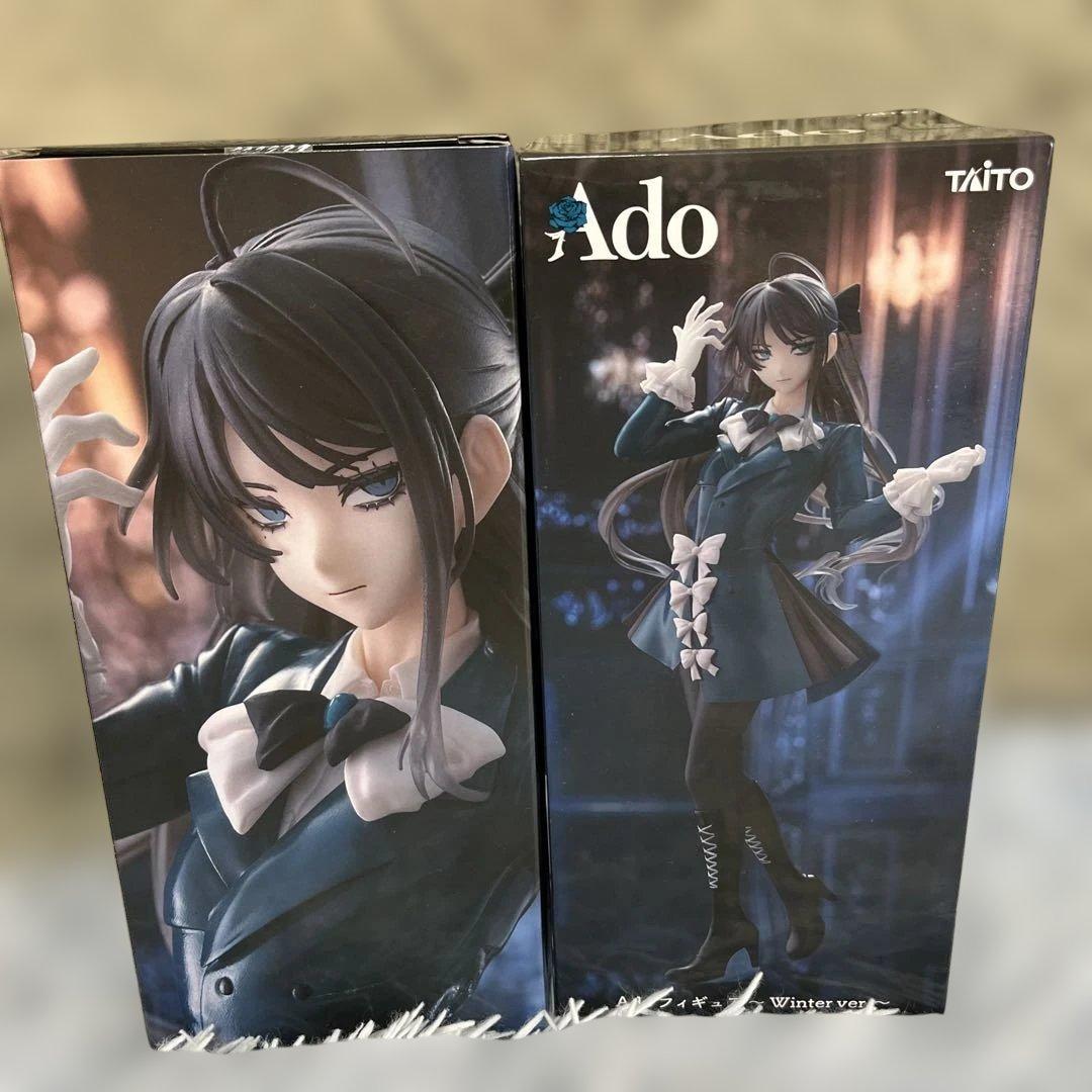 【ラウンドワン限定】Ado　フィギュア＆ペンライトケース＆ダイカットステッカー