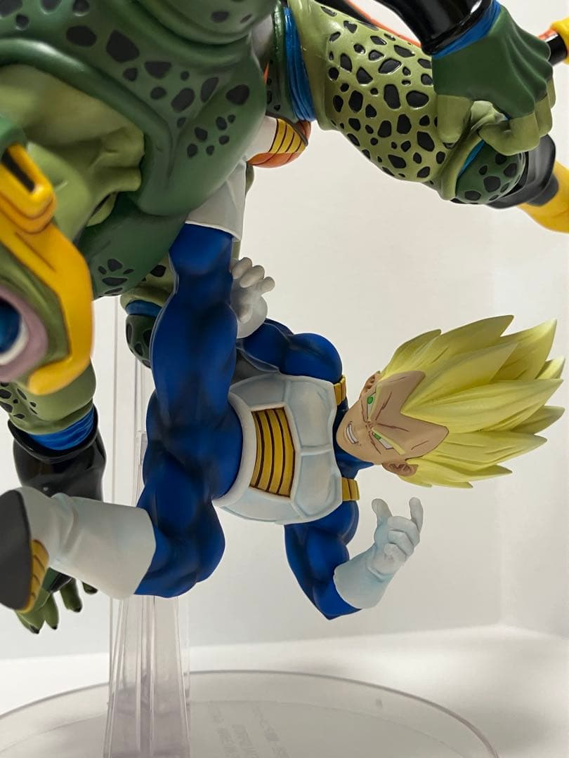一番くじ ドラゴンボール C賞 ベジータVSセル リペイント フィギュア
