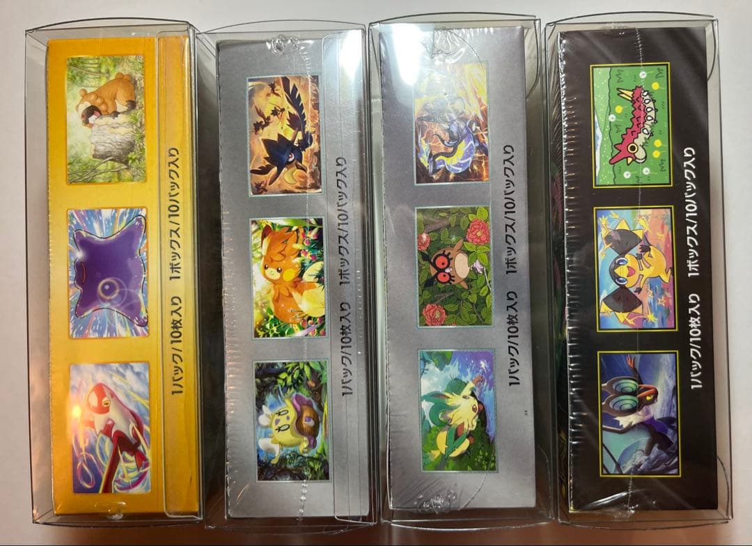 【新品・未開封】シュリンク付き未開封BOX 4種セット