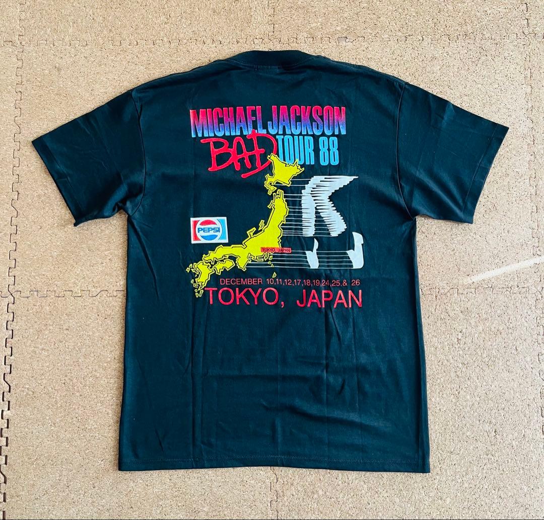 マイケル ジャクソン BAD TOUR 88 Tシャツ L ヴィンテージ