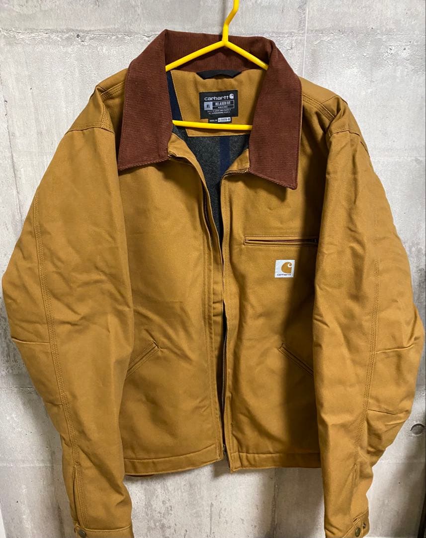 カーハート　DUCK DETROIT JACKET BLANKET LINED