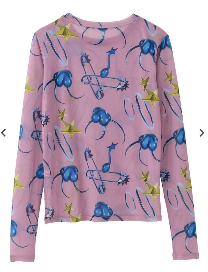 新品 LiSA ROY 総柄シアートップス