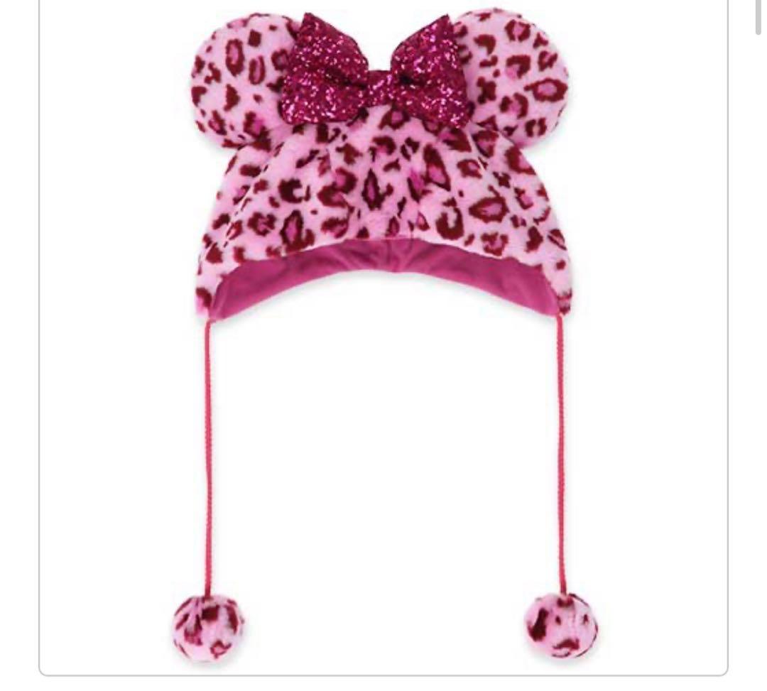 ヒョウ柄ミニーファンキャップ