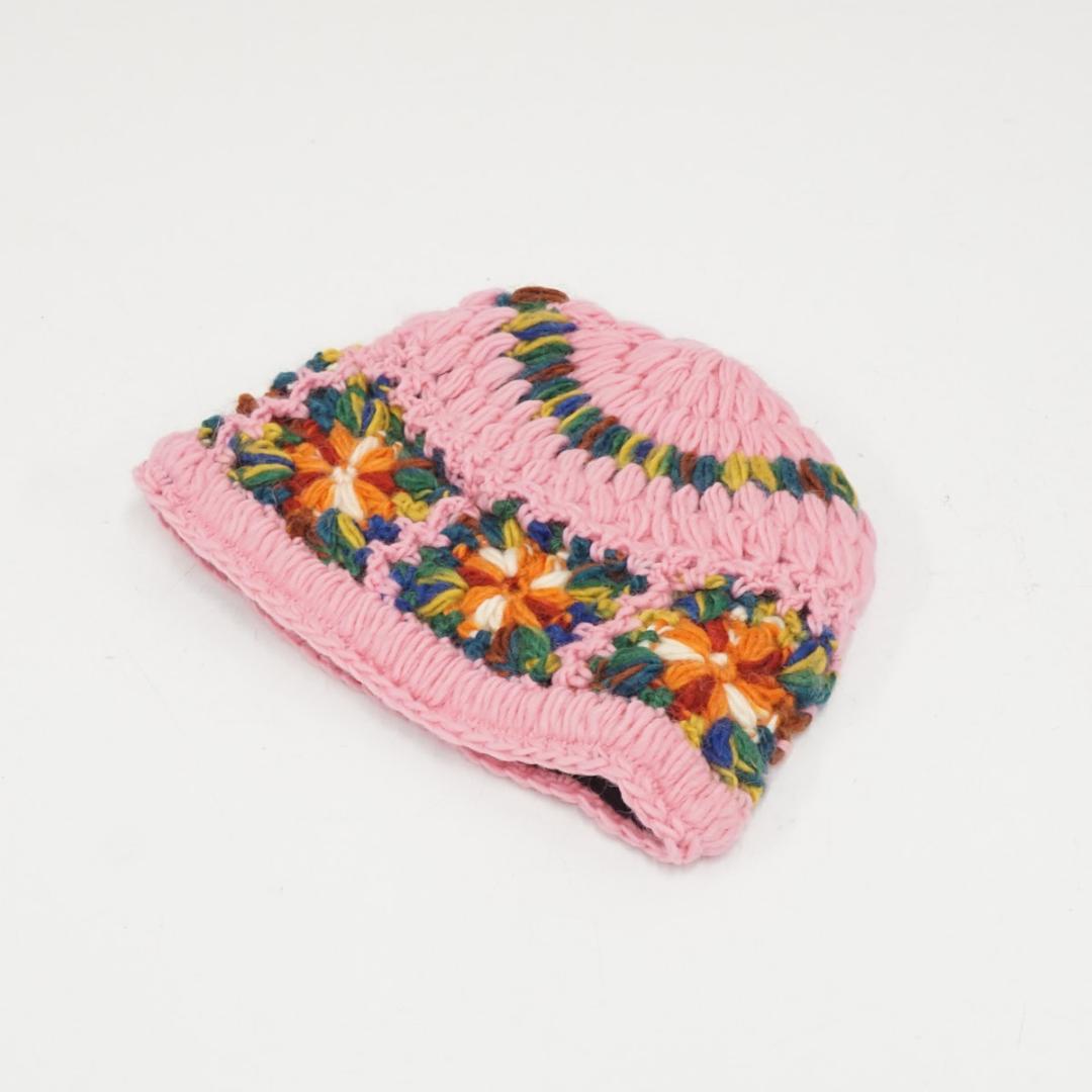 【新品未使用タグ付き】Supreme シュプリーム クロシェビーニー ピンク