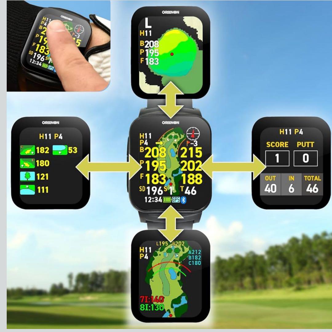【新品未開封】GreenOn ゴルフウォッチ GS501 (通常版)