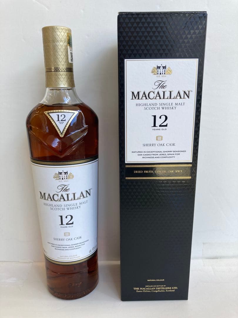 新品未使用　マッカラン12年シェリーオークカスク700ml