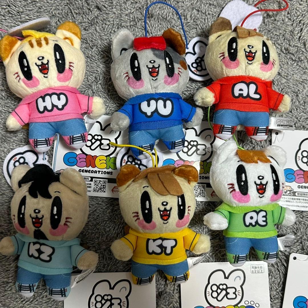 ⭐️ジェ猫 マスコット 全6種セット ジェネレーションズ