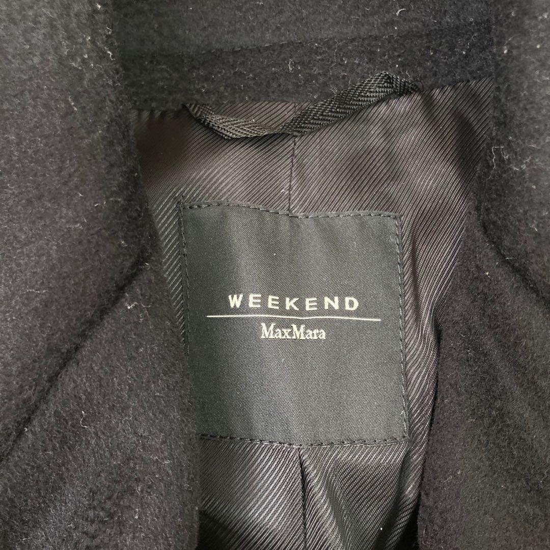 Max mara ウールコート ブラック 38 上品 フォーマル 大人