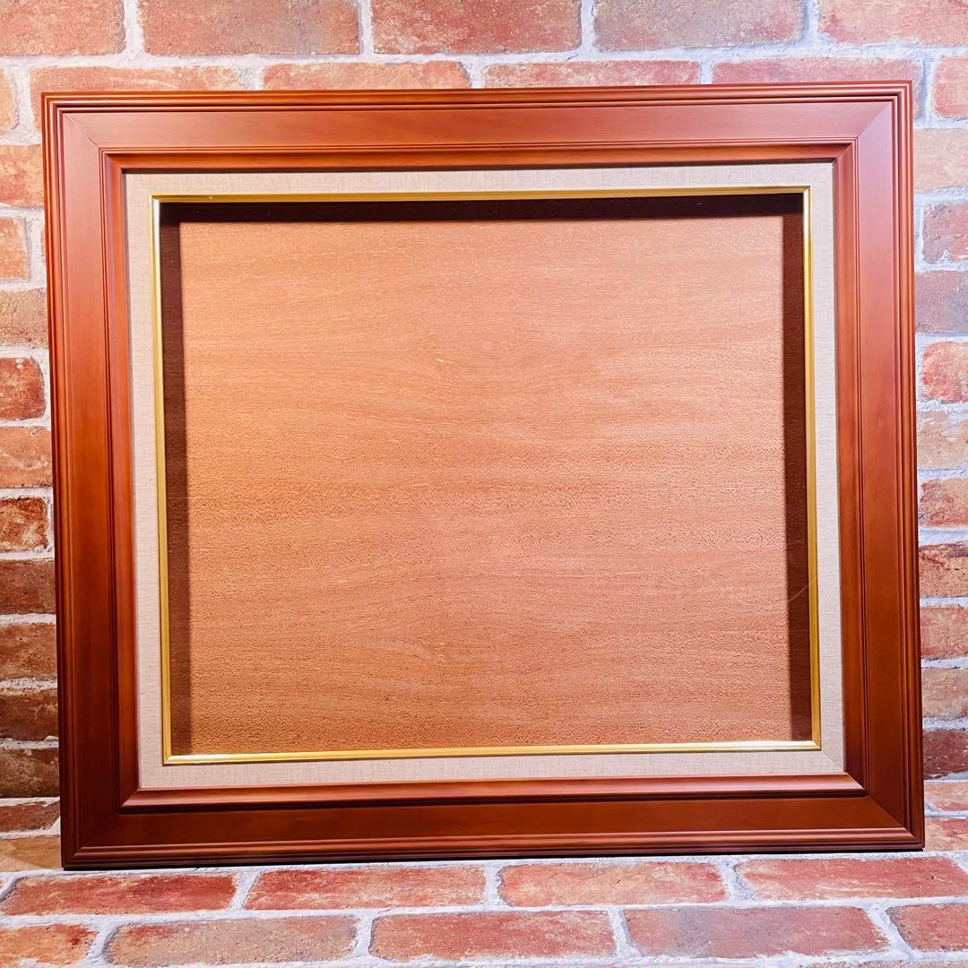額縁【オーク色】中古美品 油彩額縁 F10サイズ キャンバス用