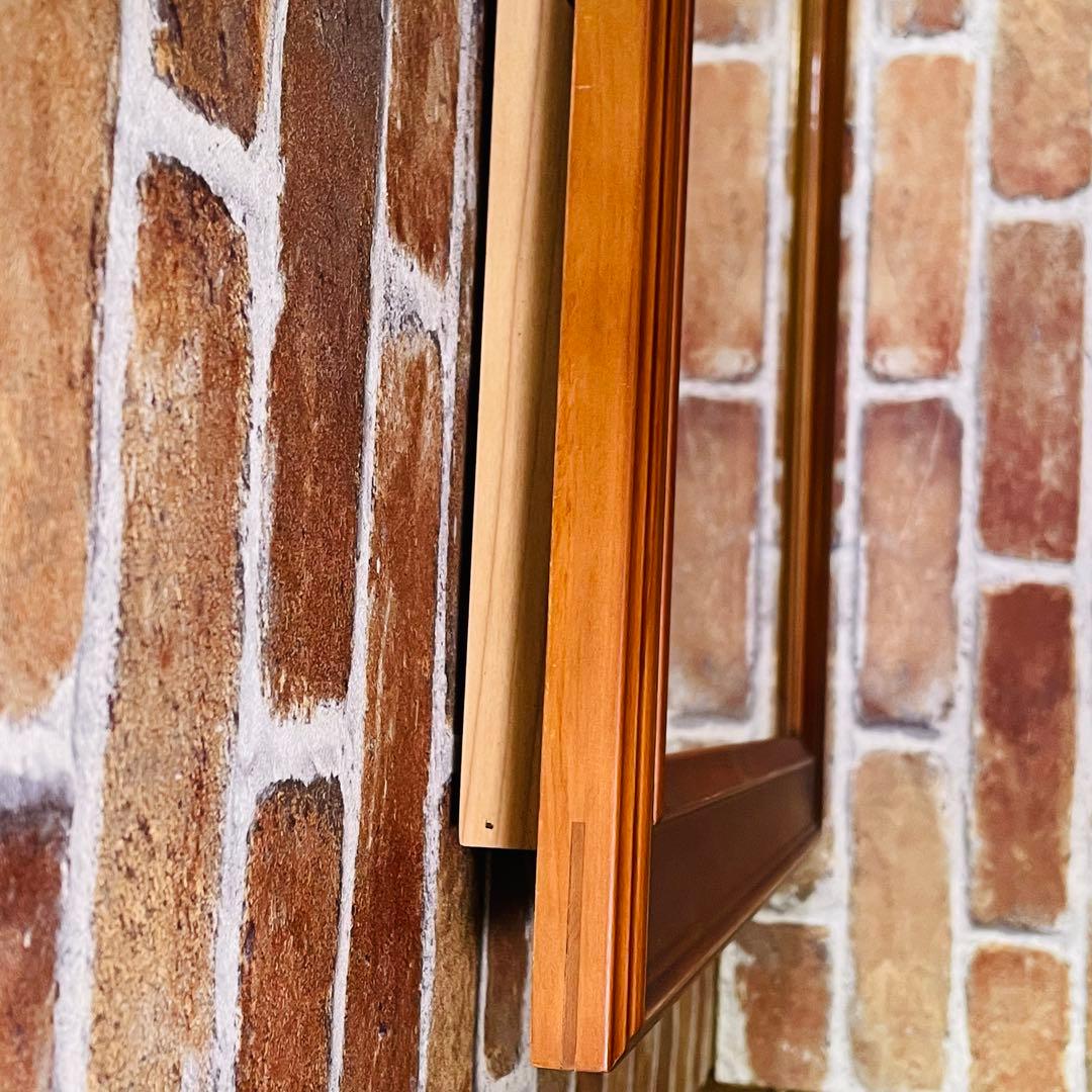 額縁【オーク色】中古美品 油彩額縁 F10サイズ キャンバス用