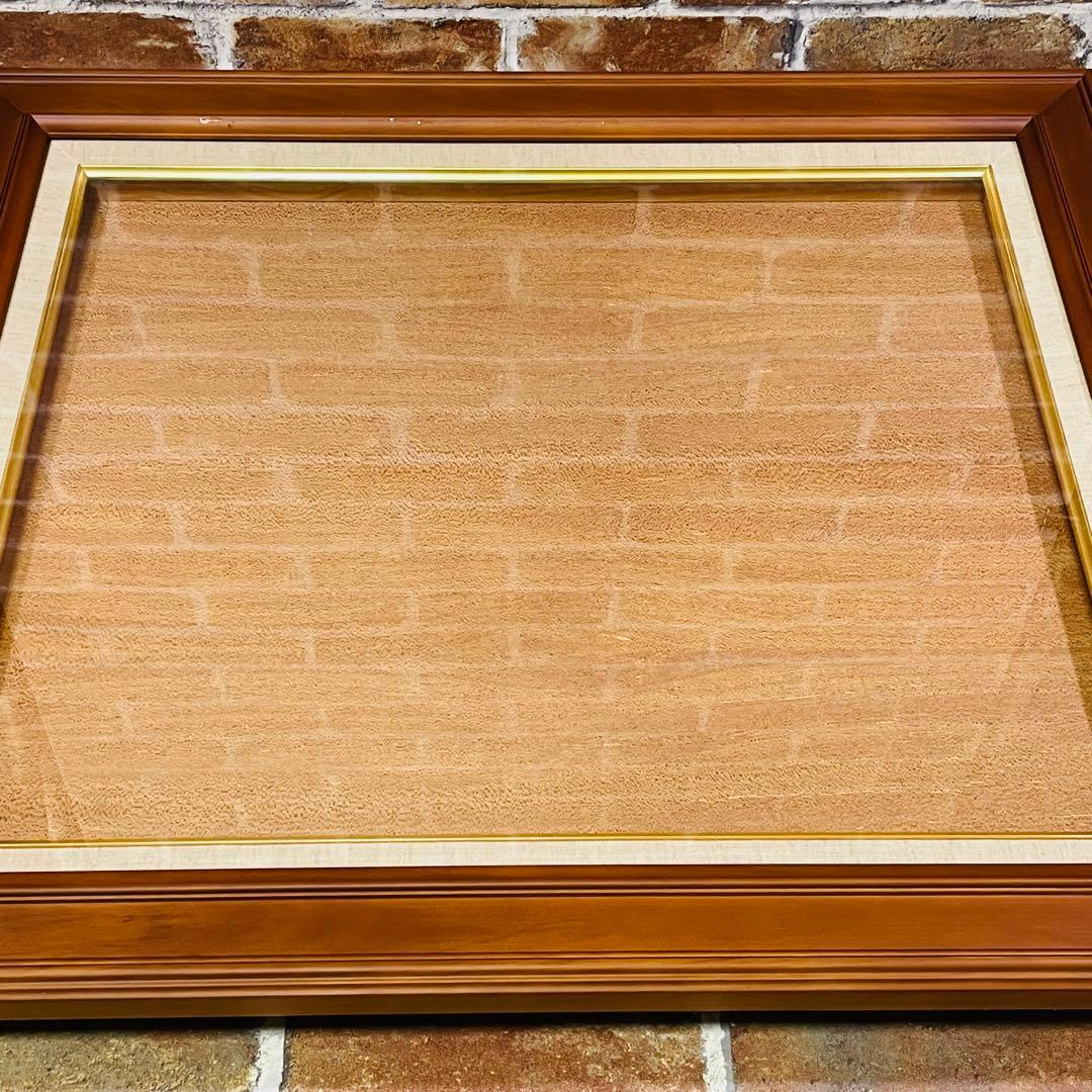 額縁【オーク色】中古美品 油彩額縁 F10サイズ キャンバス用