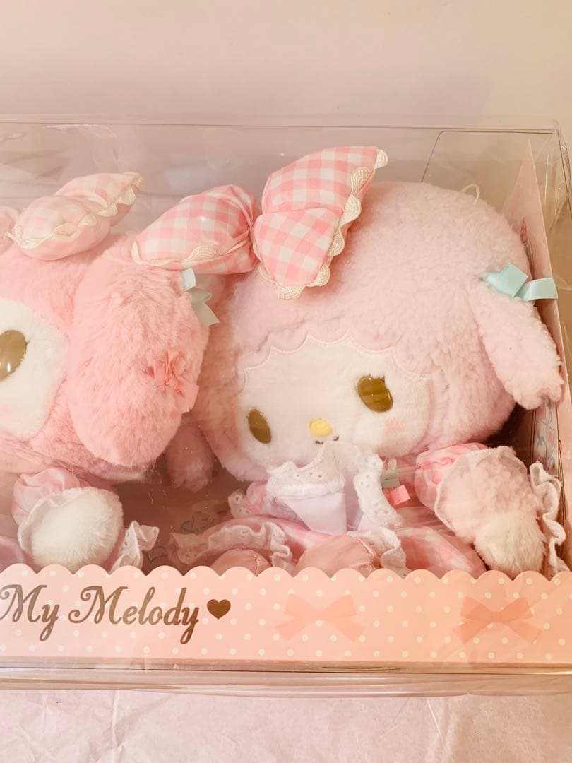 y*a様 マイメロディ マイスウィートピアノ おそろいデザインぬいぐるみ リボン