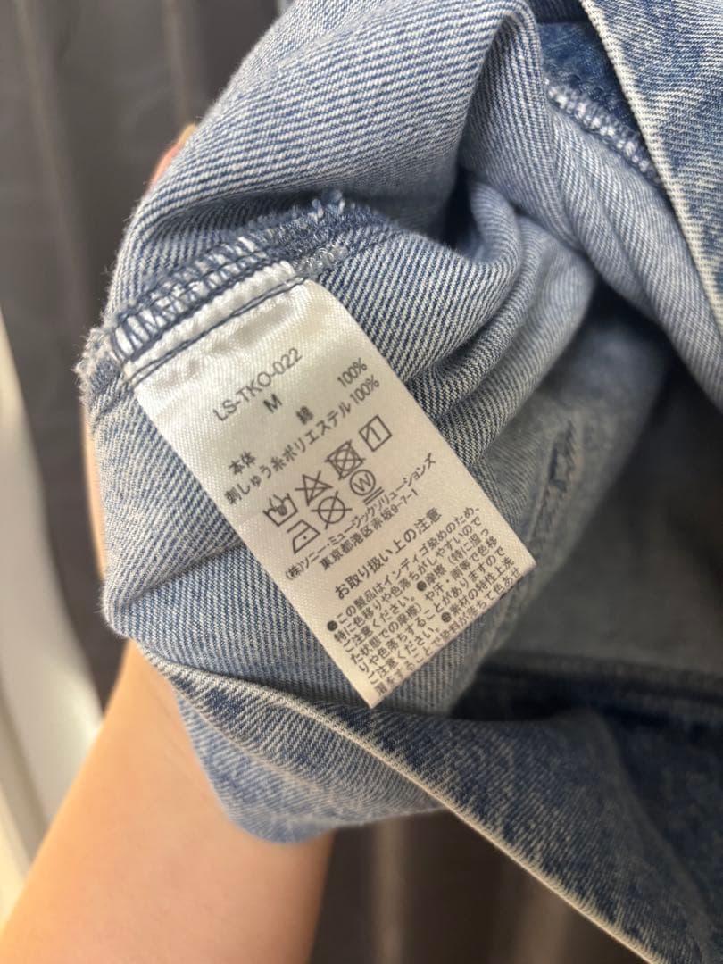 【超美品】LiSA iSCREAMデニムパーカー