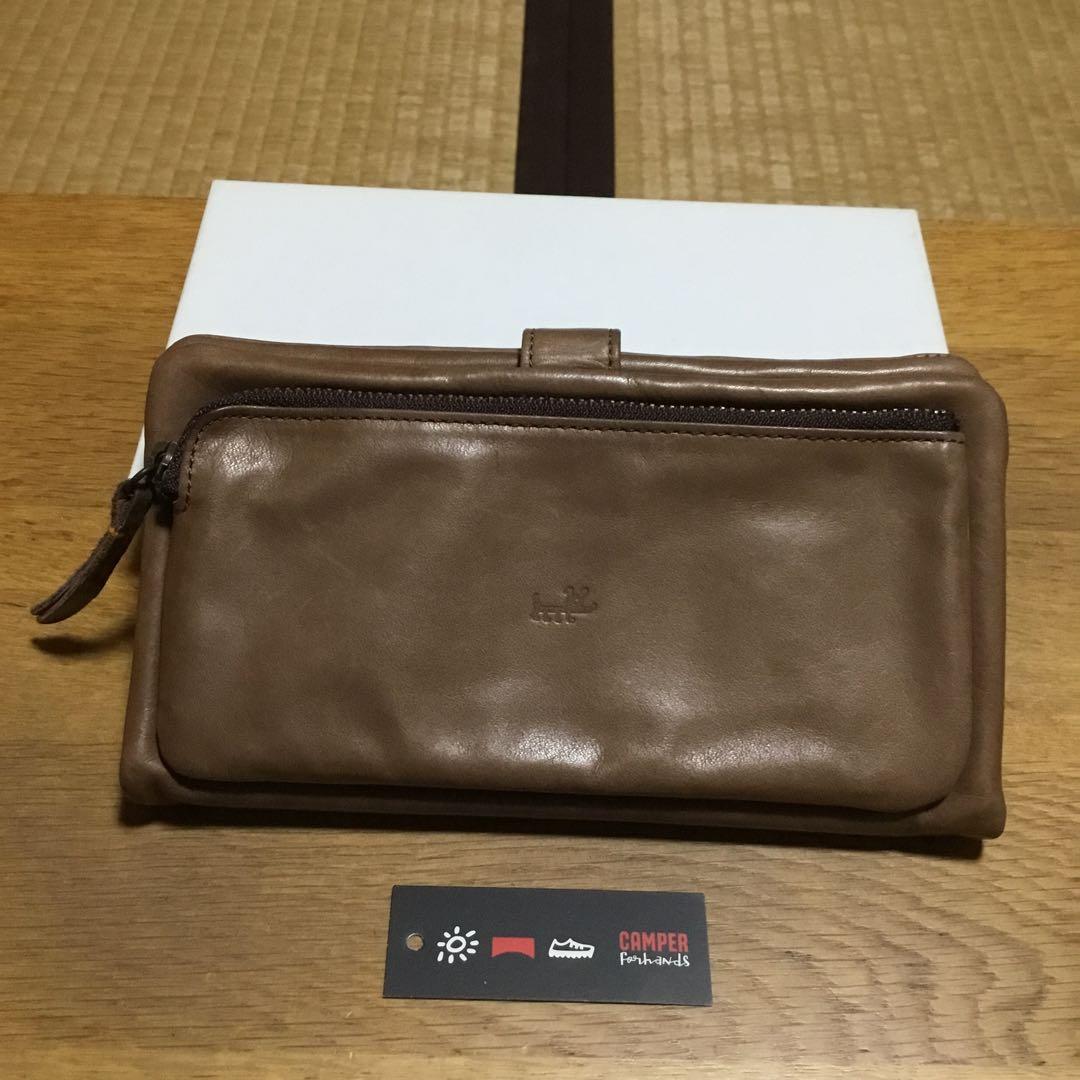 Camper ブラウン 二つ折り財布