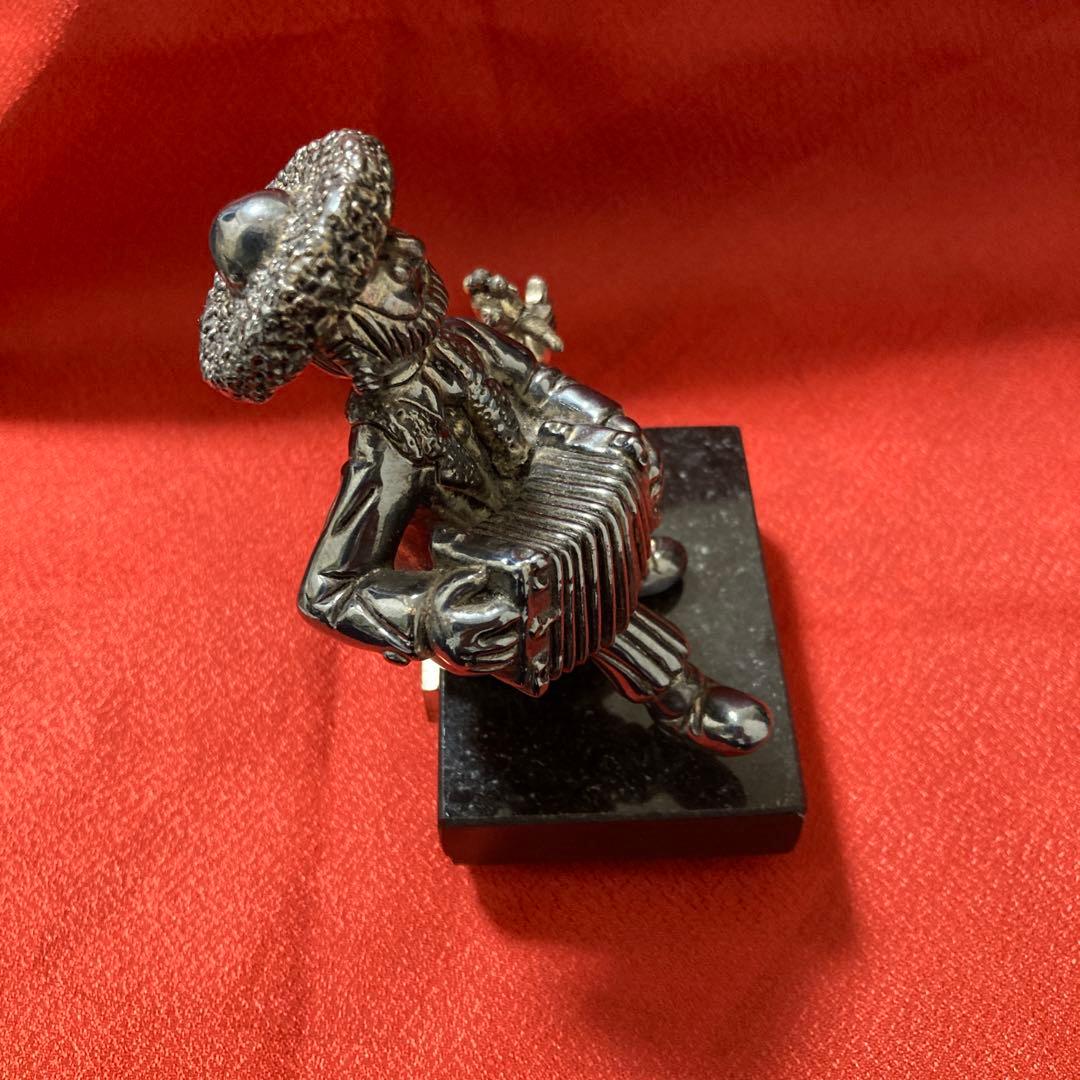 Frank Meisler シルバー925 アコーディオンを持つ男性