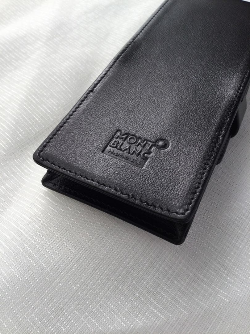 未使用 モンブラン MONT BLANC 3本 ブラック筆箱