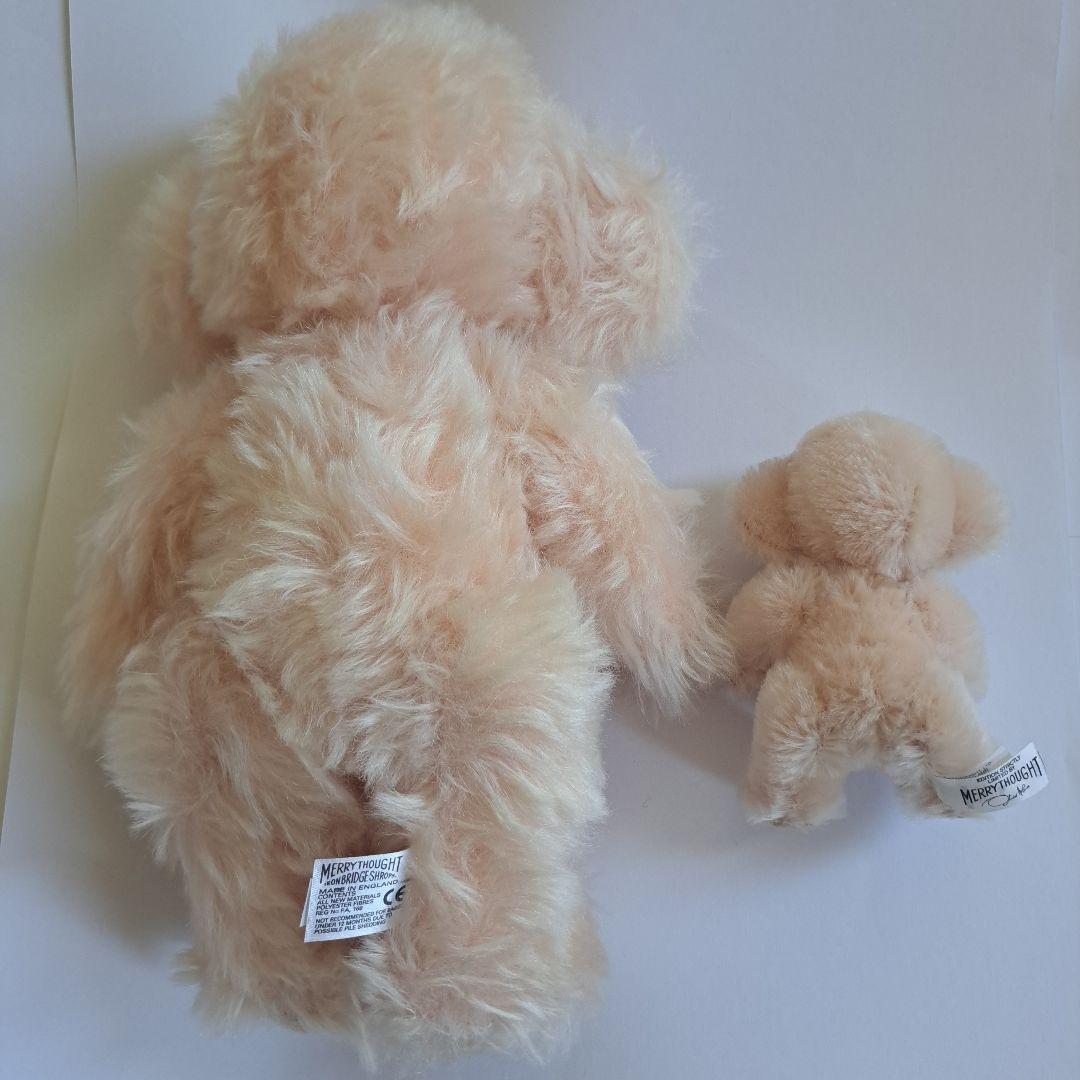 メリーソート　チーキーテディベアー　薄ピンク　親子セット