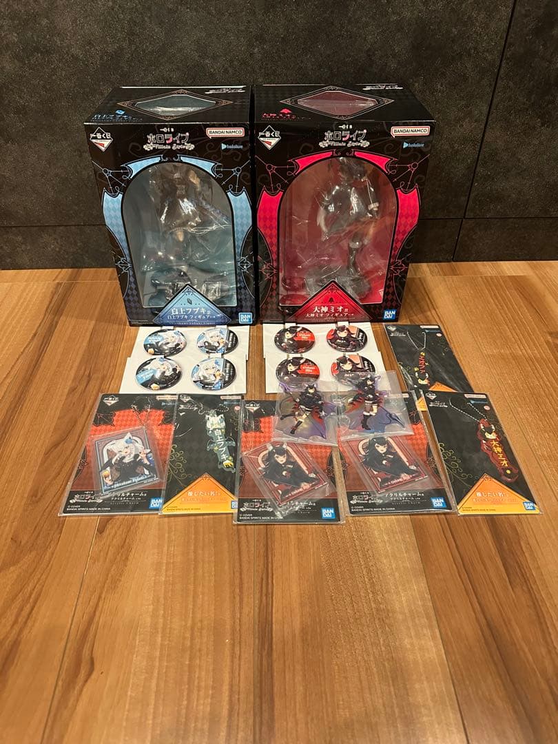 一番くじ ホロライブ 白上フブキ 大神ミオ フィギュアセット