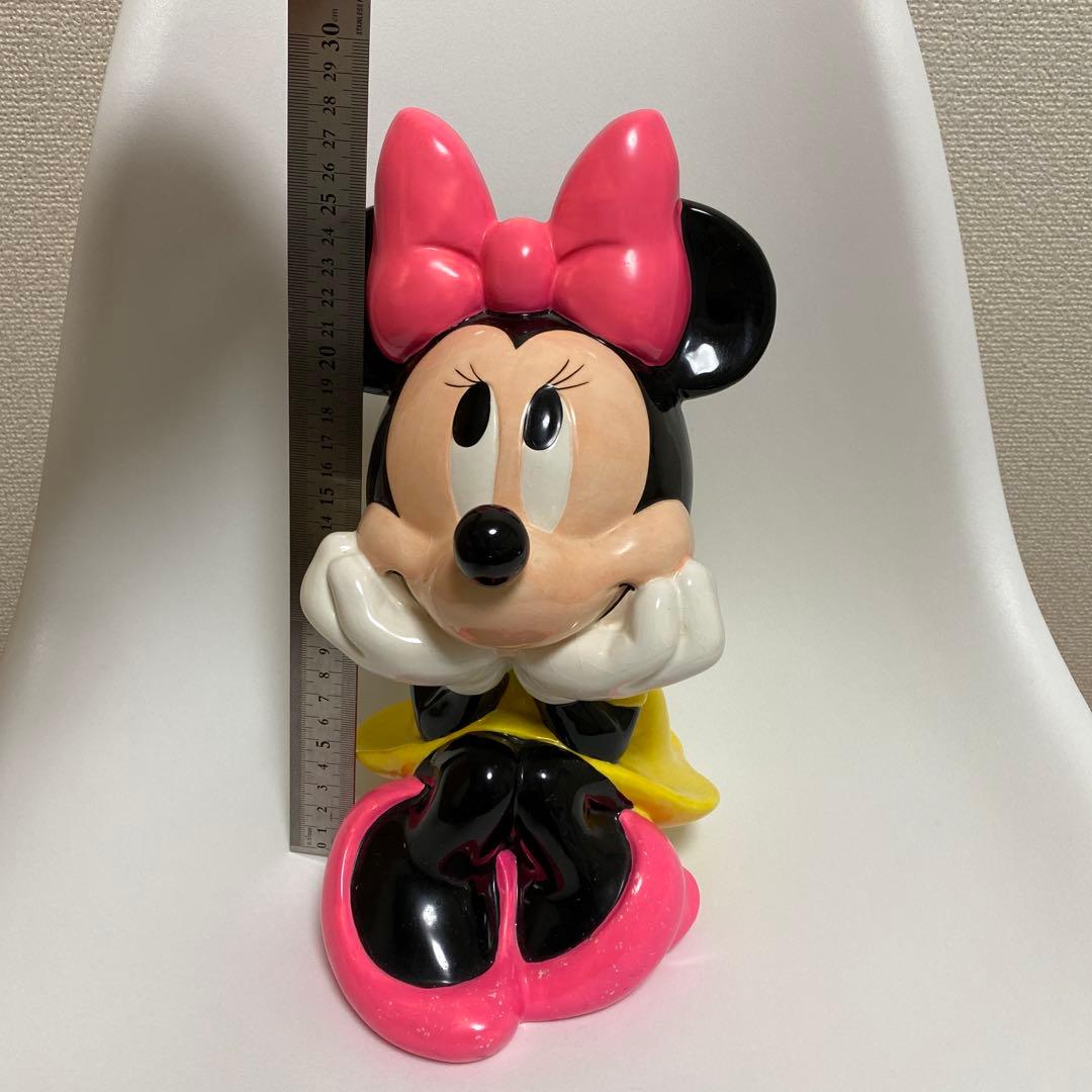 ミニー　陶器　アンティーク　貯金箱