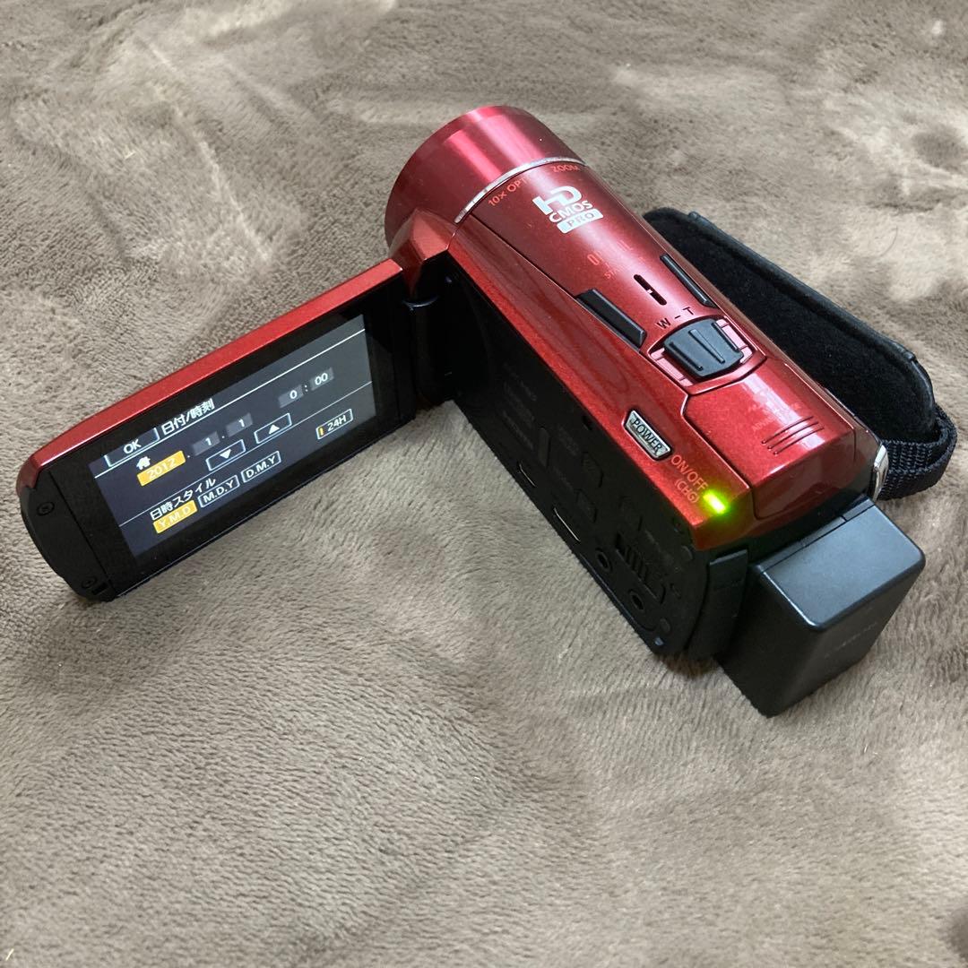キャノン　ビデオカメラ　iVIS HF M52 レッド　美品