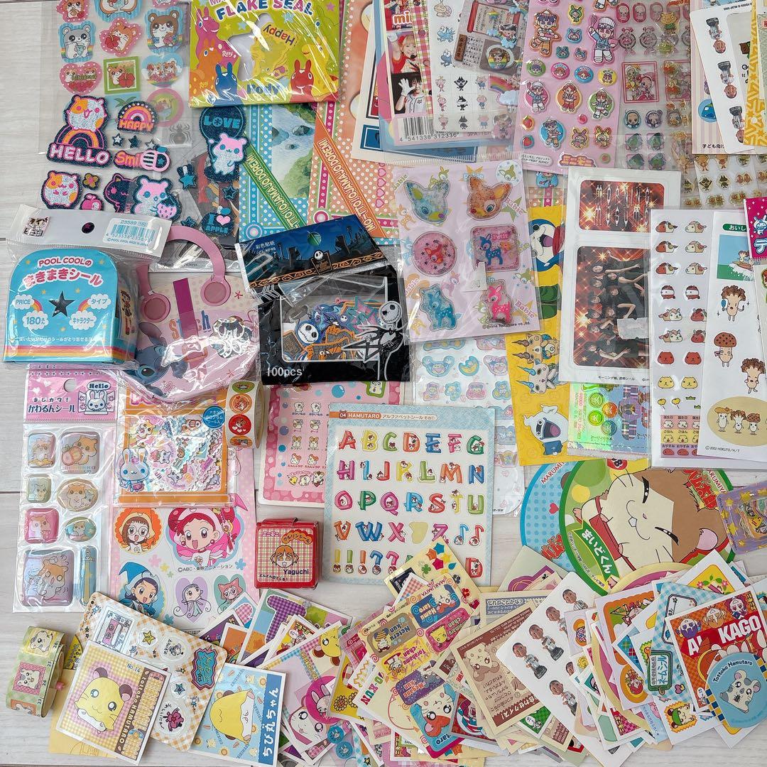 【まとめ売り】平成レトロ♡キャラクターシール　当時物