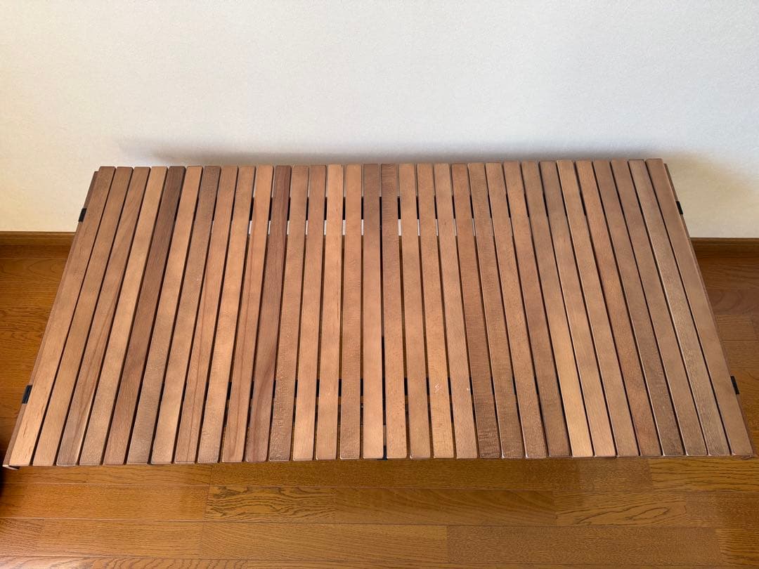 【美品】Hilanderロールトップテーブル 120cm ダークブラウン