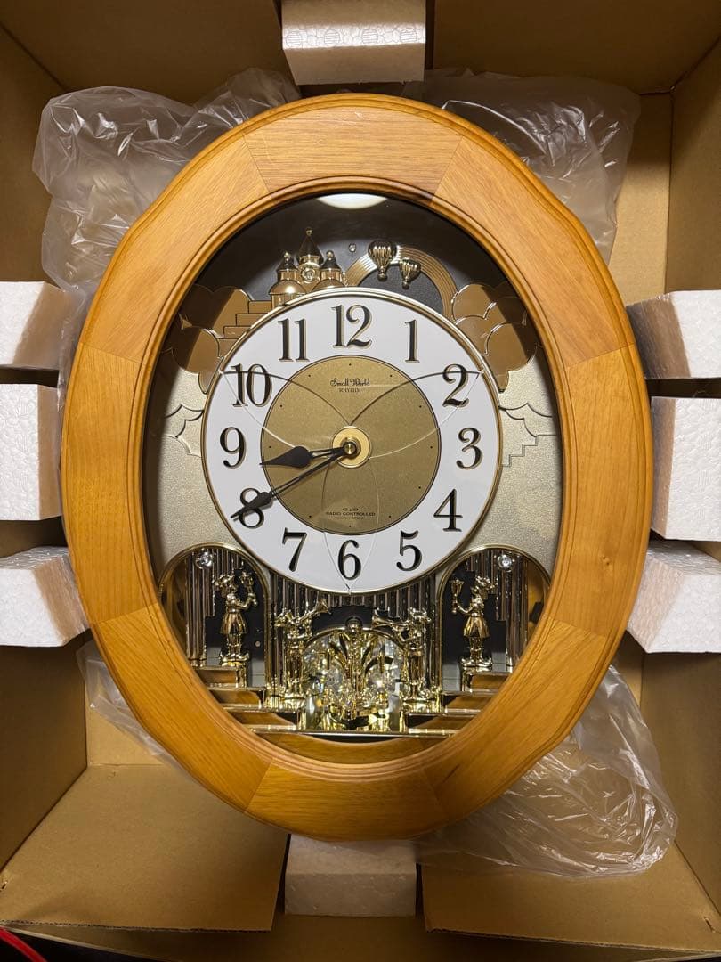 【中古】からくり時計 スモールワールドソルシア 4MN422RH06