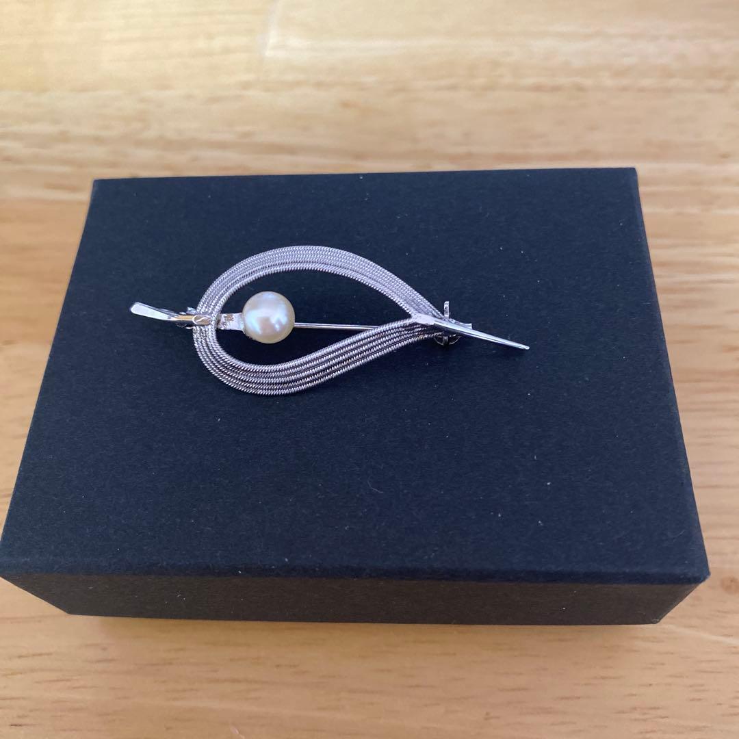 専用ミキモトパールブローチコサージュリーフ