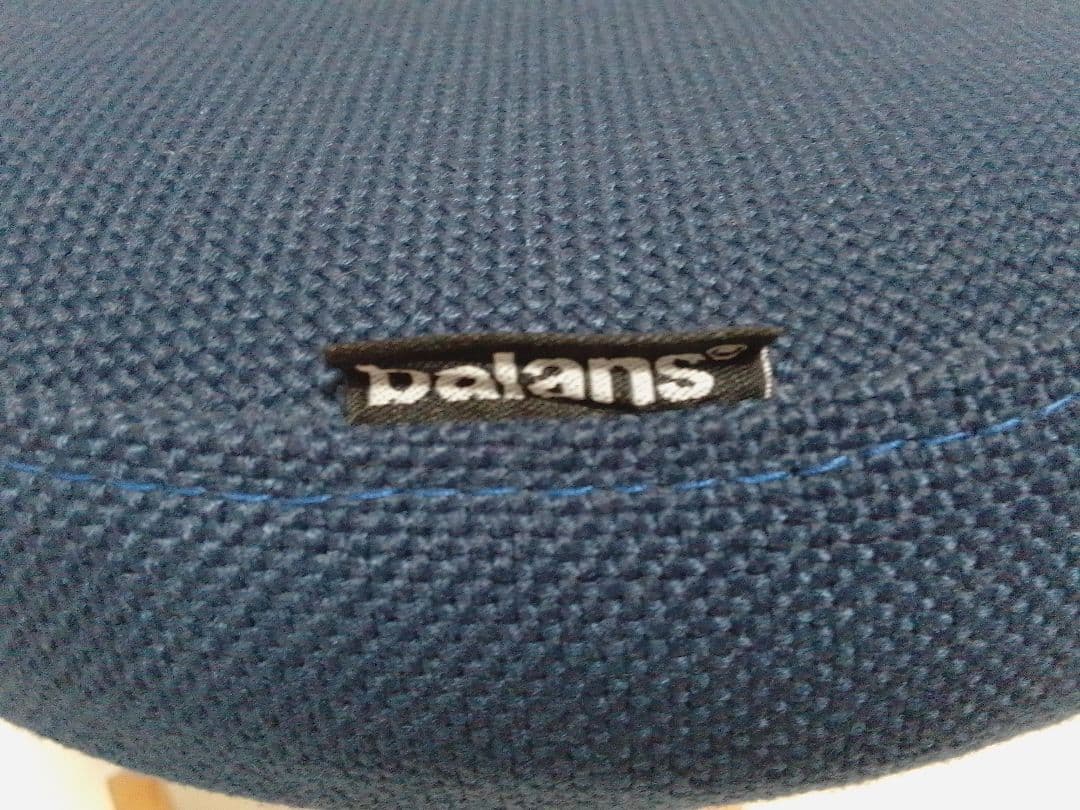 サカモトハウス バランスシナジー カバー付 ラウンド 丸型 ネイビー チェア